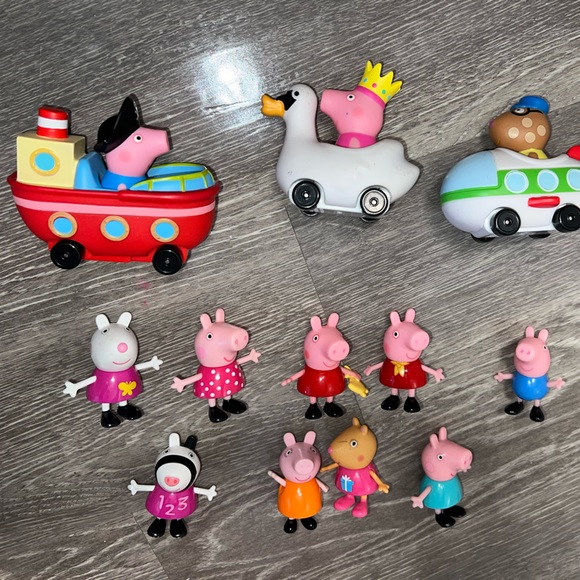 Peppa Pig and Friends Lot of 12 Toys Set - Picture 4 of 5